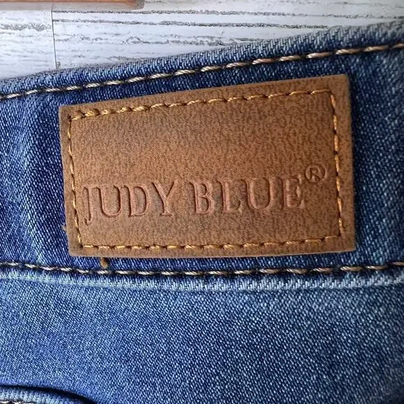 Judy Blue Jeans Womens Size 15/32 Blue Skinny Fit Medium Wash Stretch Denim - Picture 15 of 16